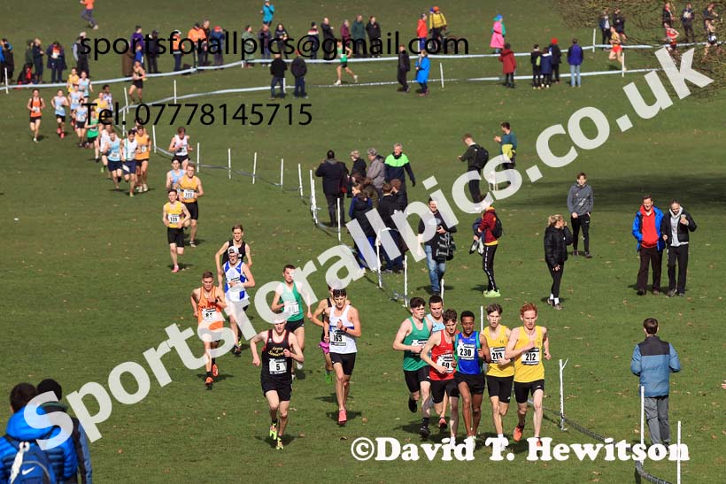 Mens Under-20s, 2024 CAU Inter Counties Cross Country Champs., Wollaton Park, Nottingham. Photo: David T. Hewitson/Sports for All Pics